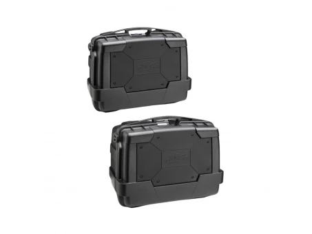 Set genti laterale KAPPA 46L MONOKEY KGR46 GARDA BLACK LINE LITE (Set = 2buc.) + incuietoare aditionala | KGR46NNPACK2