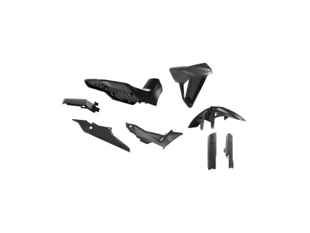 Kit plastice cu șa Racetech Revolution pentru Honda XL 750 Transalp (2023-2025) - Negru | KITALP-NR0-024
