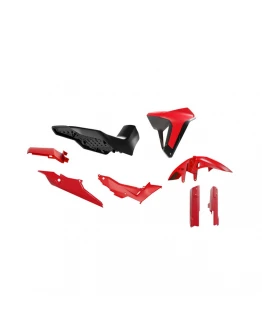 Kit plastice cu șa Racetech Revolution pentru Honda XL 750 Transalp (2023-2025) - Rosu/Negru	