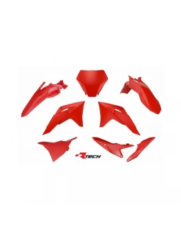 Kit plastice RACETECH (RTECH) OEM Red pentru GASGAS MC 65 (2024-2025) - Rosu