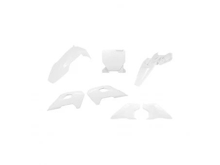 Kit plastice RACETECH (RTECH) pentru Husqvarna TC 65 (2024-2025) - Alb | KITHSQ-BN0-165