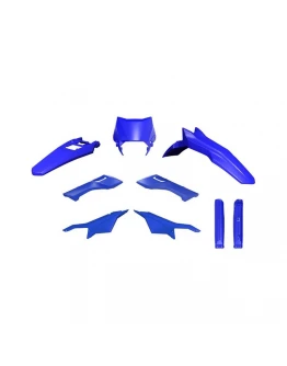 Kit plastice RACETECH (RTECH) pentru Surron Ultra Bee 2023–2025 (6 piese) - Albastru