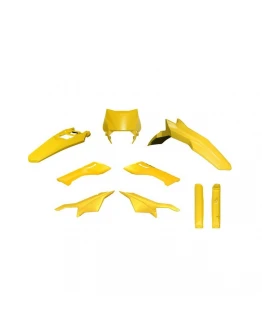 Kit plastice RACETECH (RTECH) pentru Surron Ultra Bee 2023–2025 (6 piese) - Galben