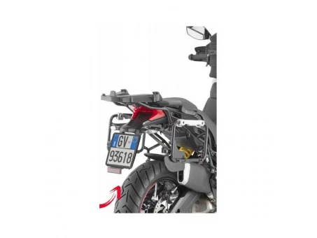 Suport pentru genti laterale KAPPA montare rapida MONOKEY CAM SIDE DUCATI Multistrada 950 S (19), Multistrada Enduro 1260 (19) - compatibil cu KFR KFORCE ALU | KLOR7412CAM