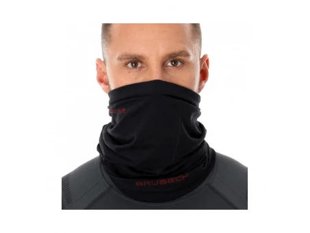 Protectie gat Brubeck Merino, protecție termică și confort premium - Negru | KM10360