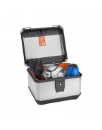 Top case central KAPPA K’METROBOX KMX400A Monolock, aluminiu natural, 40L - Argintiu | KMX400A