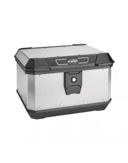 Top case central KAPPA K’METROBOX KMX400A Monolock, aluminiu natural, 40L - Argintiu