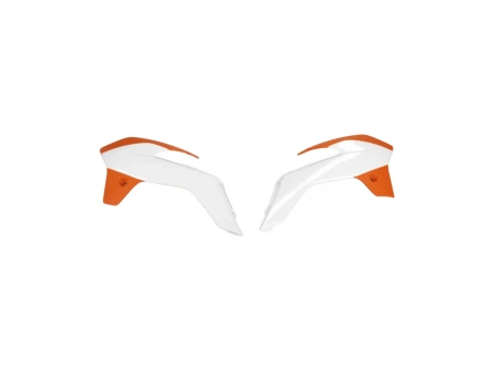 Protectie radiator UFO KTM SX 85 13-17, culoare OEM (Alb/Portocaliu) | KT04042999W