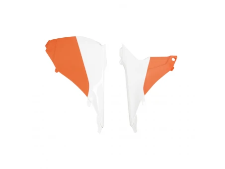 Plastic airbox UFO KTM SX 13-16, SXF 13-15 culoare OEM 15 (Portocaliu/Alb) | KT04053999W
