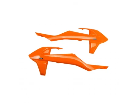 Protectie radiator UFO KTM SX/SXF 16-18 (cu exceptia SX 250 16), EXC/EXCF TPI 17-19, culoare Portocaliu | KT04061127