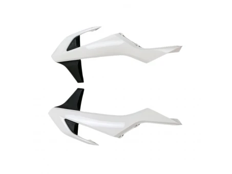Protectie radiator UFO KTM SX/SXF 16-18 (cu exceptia SX 250 16), EXC/EXCF TPI 17-19, culoare OEM (Alb/Negru) | KT04061999K