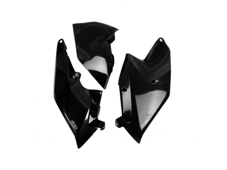 Carene laterale UFO KTM SX/SXF 16-18, EXC/EXCF TPI 17-19 Z  culoare Negru | KT04062001
