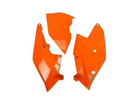 Carene laterale UFO KTM SX/SXF 16-18, EXC/EXCF TPI 17-19 Z  culoare Portocaliu | KT04062127