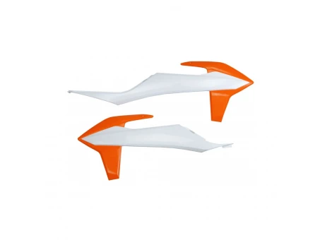 Protectie radiator UFO KTM SX/SXF 19-20 culoare OEM (Alb Portocaliu) | KT04092999