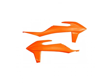 Protectie radiator UFO KTM SX/SXF(SX-F) 125/150/250/350/450 19-22, EXC 125 20-21, EXC/EXCF(EXC-F) 150/250/300/350/450/500 TPI 20-2023 culoare Portocaliu | KT04092FFLU