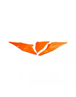 Carene laterale UFO KTM SX/SXF(SX-F) 125/150/250/350/450 '19-'22, EXC 125 '20-'21, EXC/EXCF(EXC-F) 150/250/300/350/450/500 TPI '20-2023 Z  culoare Portocaliu