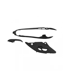 Set Patină Lanț + Ghidaj Lanț UFO 2026/01 pentru KTM SX 125 / 150 / 250 / 300 și SX-F 250 / 350 / 450 (2025-2026) - Negru