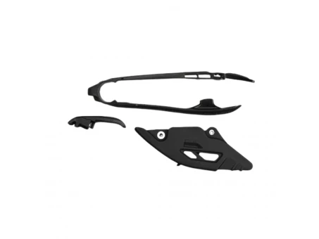 Set Patină Lanț + Ghidaj Lanț UFO 2026/01 pentru KTM SX 125 / 150 / 250 / 300 și SX-F 250 / 350 / 450 (2025-2026) - Negru | KT05034001