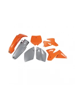 Kit complet plastice UFO KTM SX/SXF 2000R '00 culoare OEM (Portocaliu/ Gri) (KT500E999)