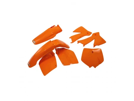 Kit complet plastice UFO KTM SX-SXF 01-02 culoare Portocaliu (KT501E127) | KTKIT501127