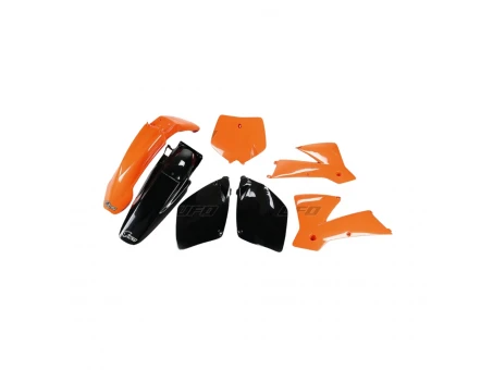 Kit complet plastice UFO KTM SX-SXF 01-02 culoare OEM (Portocaliu/Negru) (KT501E999) | KTKIT501999