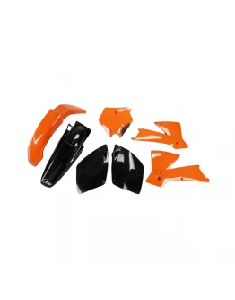 Kit complet plastice UFO KTM SX/SXF '03 culoare OEM (Portocaliu/Negru) (KT501BE999)