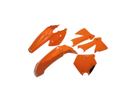 Kit complet plastice UFO KTM SX/EXC 03-04 culoare OEM (Portocaliu) (KT502E999) | KTKIT502999