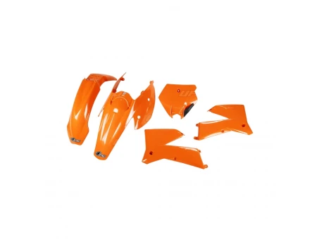 Kit complet plastice UFO KTM SX 05-06, EXC 05-07 culoare Portocaliu (KT503E127) | KTKIT503127