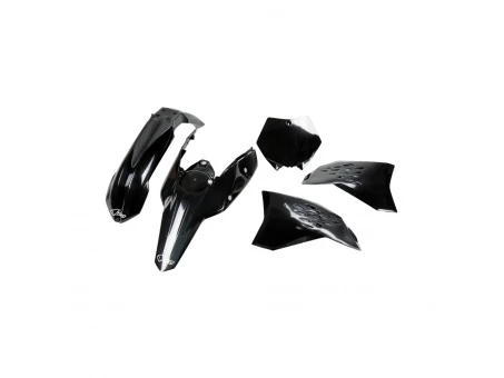 Kit complet plastice UFO KTM SX/SXF 07-10 culoare Negru (KT506E001) | KTKIT506001
