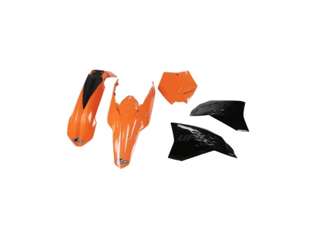 Kit complet plastice UFO KTM SX/SXF 07-10 culoare OEM (Portocaliu/Negru) (KT506E999) | KTKIT506999