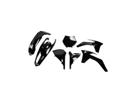 Kit complet plastice UFO KTM SXF 11-12, SX 12 culoare Negru (KT510E001) | KTKIT510001