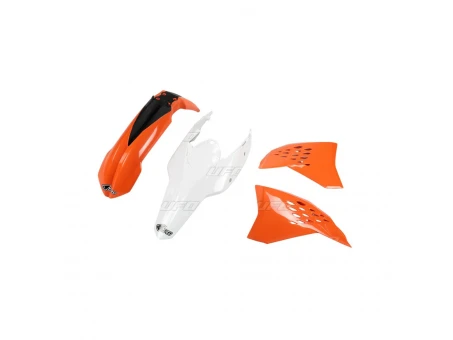Kit complet plastice UFO KTM EXC 11 culoare OEM (Portocaliu/Alb) (KT512E999) | KTKIT512999
