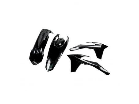 Kit complet plastice UFO KTM EXC 12-13 culoare Negru (KT513E001) | KTKIT513001