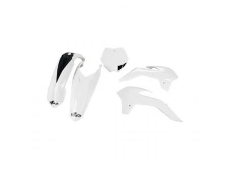 Kit complet plastice UFO KTM SX 85 13-17 culoare Alb (KT514E047) | KTKIT514047