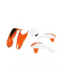 Kit complet plastice UFO KTM SX 85 '13-'17 culoare OEM '15 (Portocaliu/Alb)