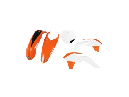 Kit complet plastice UFO KTM SX 85 13-17 culoare OEM 15 (Portocaliu/Alb) | KTKIT514999W