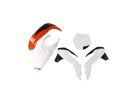 Kit complet plastice UFO KTM SX 85 13-17 culoare OEM 17 (Portocaliu/Alb) | KTKIT514999X