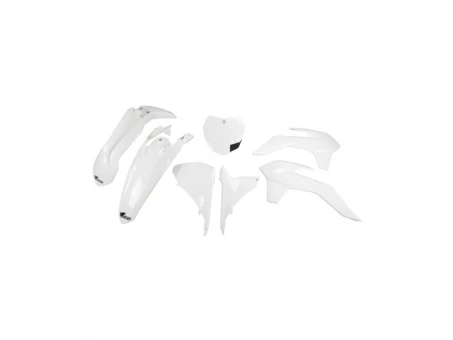 Kit complet plastice UFO KTM SX/SXF 13-15, SX 250 16 culoare Alb (KT515E047) | KTKIT515047