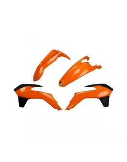 Kit complet plastice UFO KTM EXC '14-'16, culoare OEM '14 (Portocaliu/Negru) (KT516E999)