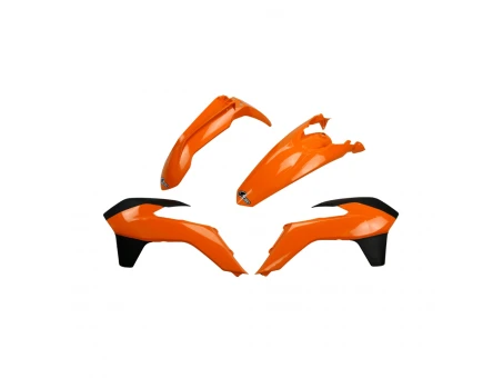 Kit complet plastice UFO KTM EXC 14-16, culoare OEM 14 (Portocaliu/Negru) (KT516E999) | KTKIT516999