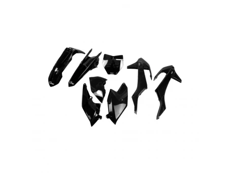 Kit complet plastice UFO KTM SX/SXF 16-18 ( cu exceptia SX 250 16) culoare Negru (KT517E001) | KTKIT517001