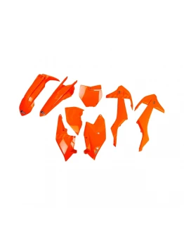 Kit complet plastice UFO KTM SX/SXF '16-'18 ( cu exceptia SX 250 '16) culoare Portocaliu (KT517FFLU)