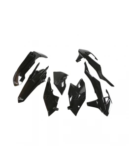Kit complet plastice UFO KTM EXC/EXC-F TPI '17-'19, culoare Negru (KT518E001)