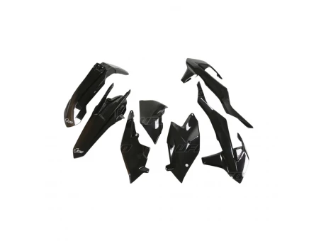 Kit complet plastice UFO KTM EXC/EXC-F TPI 17-19, culoare Negru (KT518E001) | KTKIT518001