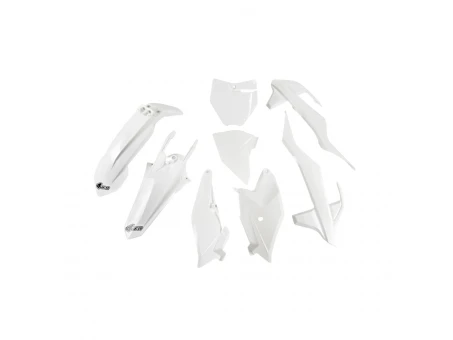 Kit complet plastice UFO KTM SX 85 18-23 culoare Alb (KT519E047) | KTKIT519047