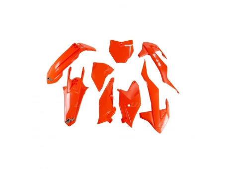 Kit complet plastice UFO KTM SX 85 18-23 culoare Portocaliu (KT519FFLU) | KTKIT519FFLU