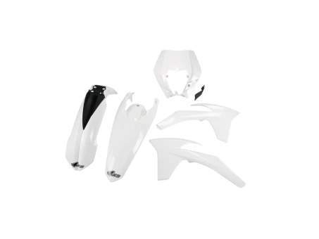 Kit complet plastice UFO KTM EXC/EXCF 12-13 Z culoare Alb (KT521E047) | KTKIT521047