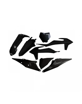 Kit complet plastice UFO KTM SX 125/150/250 '19-'22, SXF (SX-F) 250/350/450 '19-'22 culoare culoare Negru (KT522E001)