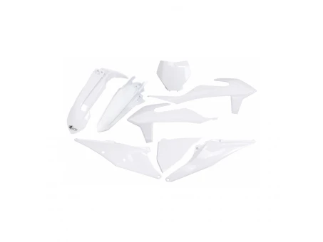 Kit complet plastice UFO KTM SX 125/150/250 19-22, SXF (SX-F) 250/350/450 19-22 culoare Alb 2020 (KT522E042) | KTKIT522042