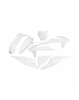 Kit complet plastice UFO KTM SX 125/150/250 '19-'22, SXF (SX-F) 250/350/450 '19-'22 culoare culoare Alb (KT522E047)